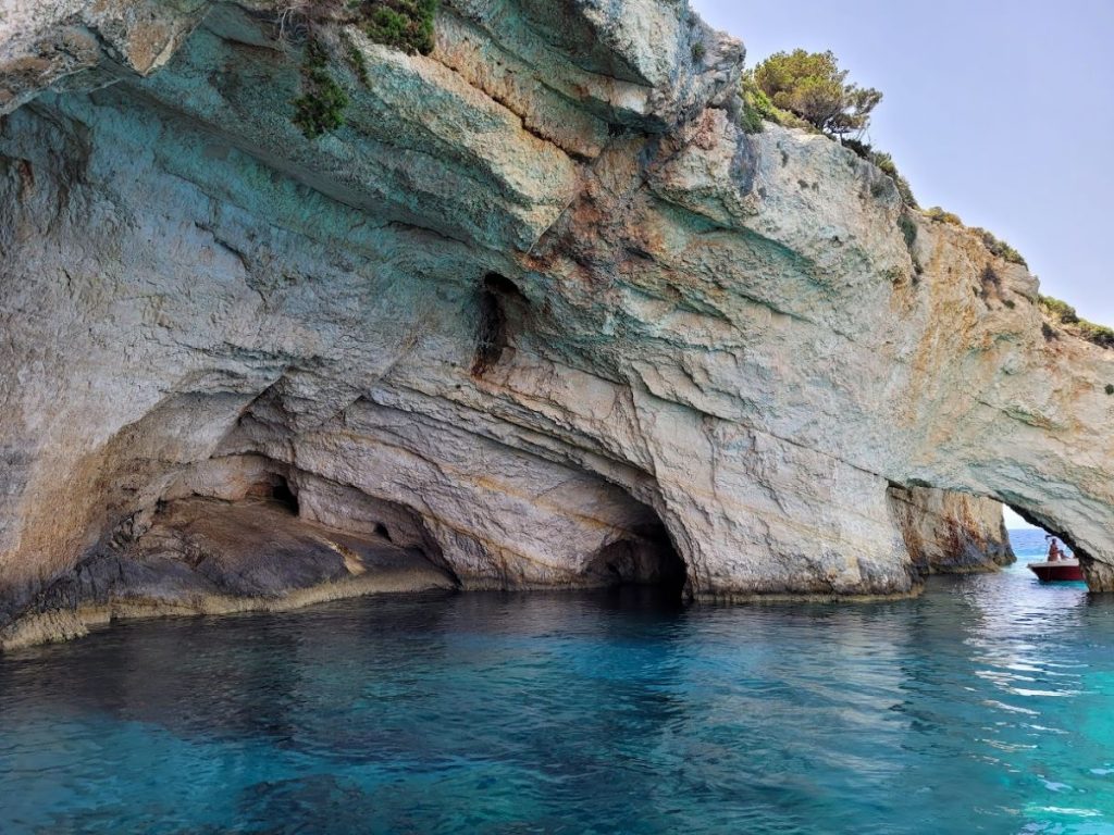 Zakynthos, Blue caves